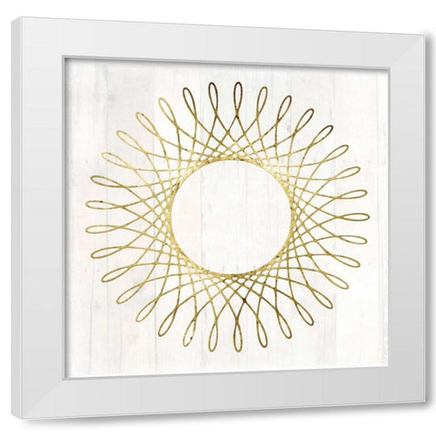 Royal Gate 1 White Modern Wood Framed Art Print by Lewis, Sheldon