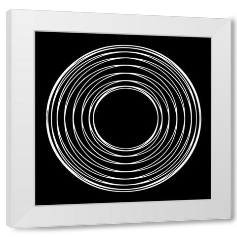 Retrospect 1 White Modern Wood Framed Art Print by Lewis, Sheldon