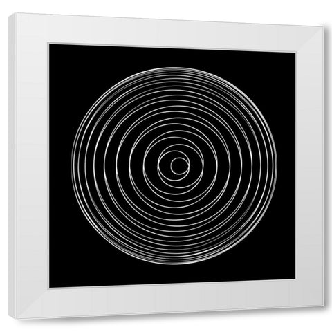 Retrospect 2 White Modern Wood Framed Art Print by Lewis, Sheldon