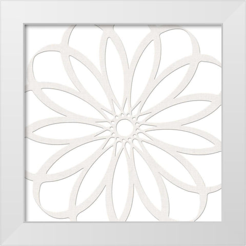 Snow White 2 White Modern Wood Framed Art Print by Lewis, Sheldon