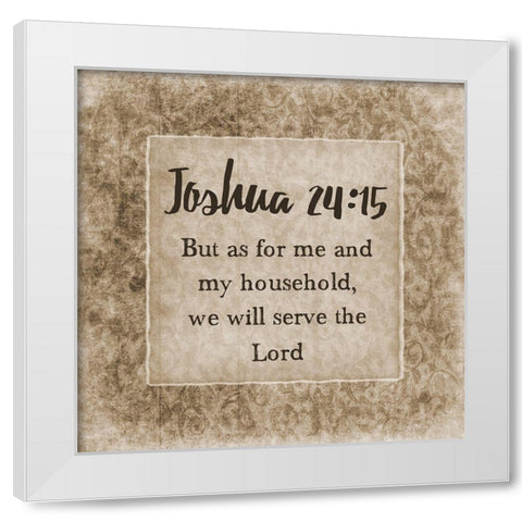 My Household White Modern Wood Framed Art Print by Lewis, Sheldon