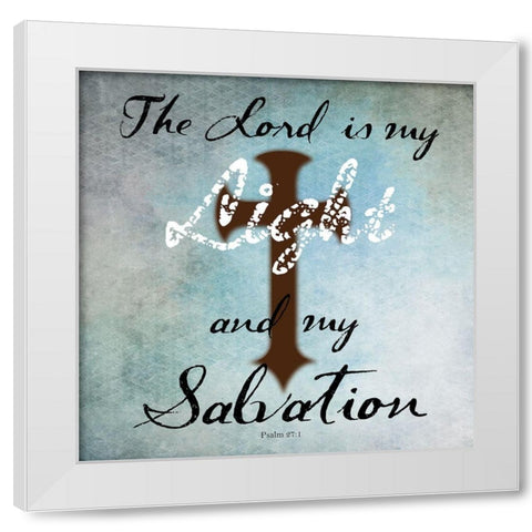 Light Of The World White Modern Wood Framed Art Print by Lewis, Sheldon