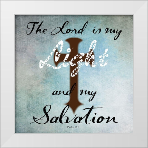 Light Of The World White Modern Wood Framed Art Print by Lewis, Sheldon