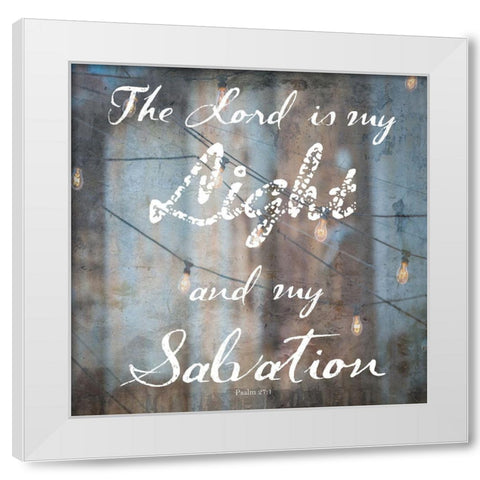 Light Of The World White Modern Wood Framed Art Print by Lewis, Sheldon