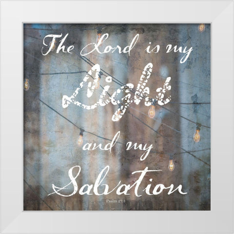 Light Of The World White Modern Wood Framed Art Print by Lewis, Sheldon