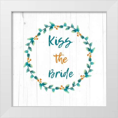 Bride White Modern Wood Framed Art Print by Lewis, Sheldon