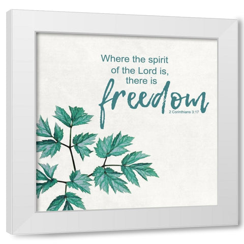 Spirit Of The Lord White Modern Wood Framed Art Print by Lewis, Sheldon