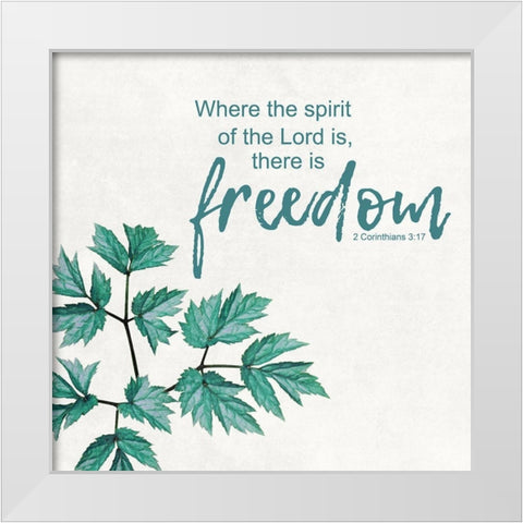 Spirit Of The Lord White Modern Wood Framed Art Print by Lewis, Sheldon