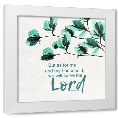 My Household White Modern Wood Framed Art Print by Lewis, Sheldon