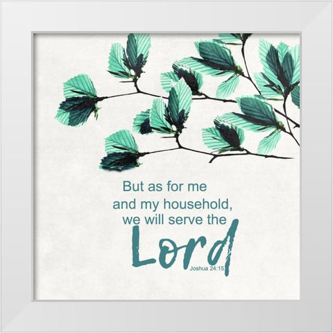 My Household White Modern Wood Framed Art Print by Lewis, Sheldon