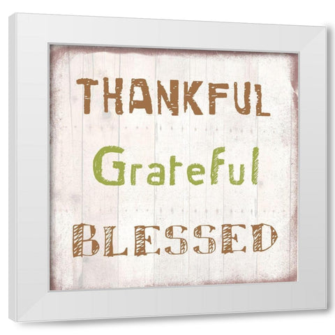 TGB White Modern Wood Framed Art Print by Lewis, Sheldon