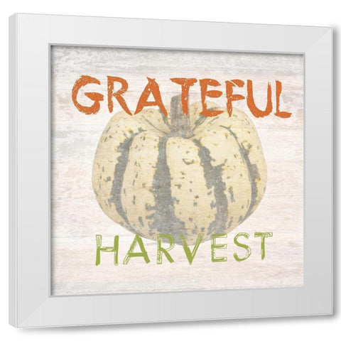 Harvest White Modern Wood Framed Art Print by Lewis, Sheldon