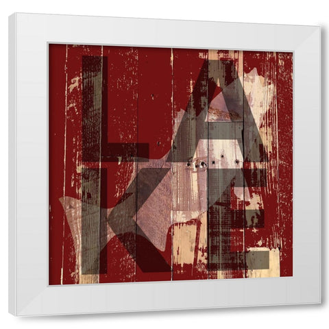 Bass White Modern Wood Framed Art Print by Lewis, Sheldon