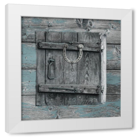 Wood Grain Barn White Modern Wood Framed Art Print by Lewis, Sheldon