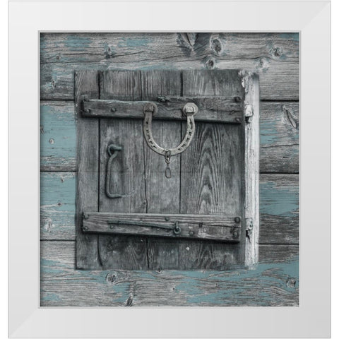 Wood Grain Barn White Modern Wood Framed Art Print by Lewis, Sheldon