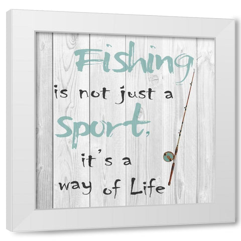 Not Just A Spot White Modern Wood Framed Art Print by Lewis, Sheldon