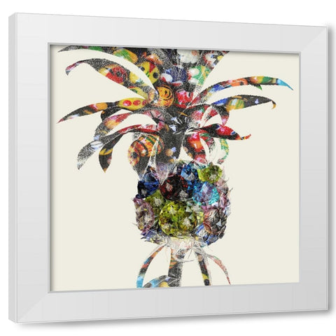 Pine Colors White Modern Wood Framed Art Print by Lewis, Sheldon