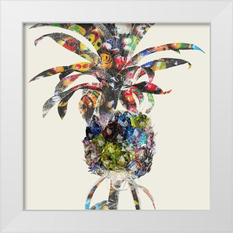 Pine Colors White Modern Wood Framed Art Print by Lewis, Sheldon