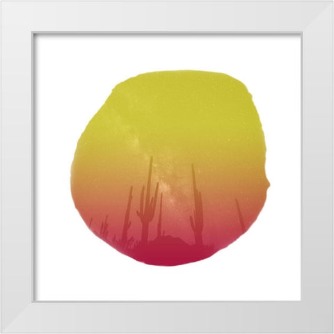 Colored Sky 2 White Modern Wood Framed Art Print by Lewis, Sheldon
