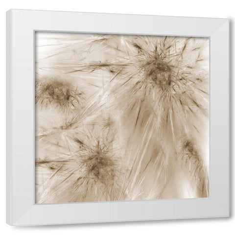 Twister White Modern Wood Framed Art Print by Lewis, Sheldon