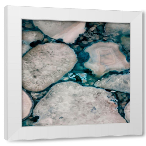 Munich Stones 1 White Modern Wood Framed Art Print by Lewis, Sheldon