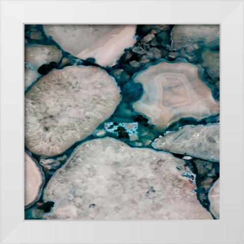 Munich Stones 1 White Modern Wood Framed Art Print by Lewis, Sheldon