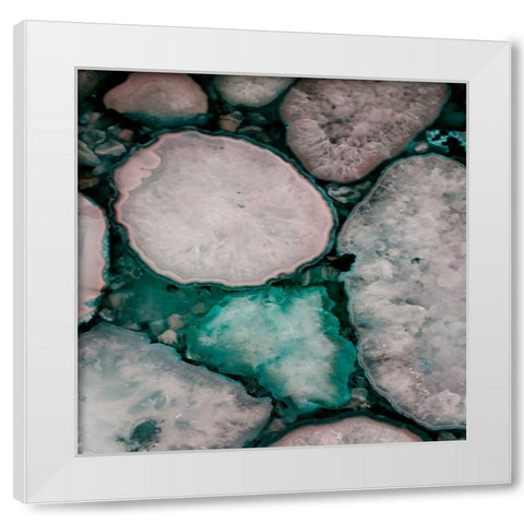 Munich Stones 2 White Modern Wood Framed Art Print by Lewis, Sheldon