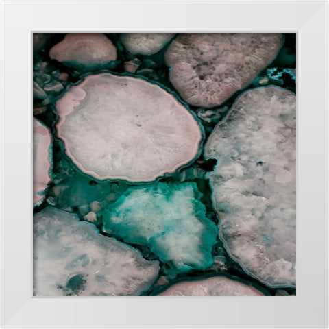 Munich Stones 2 White Modern Wood Framed Art Print by Lewis, Sheldon