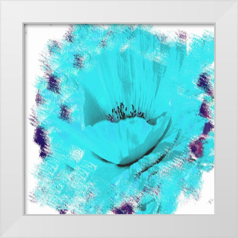 Rose Garden 2 White Modern Wood Framed Art Print by Lewis, Sheldon