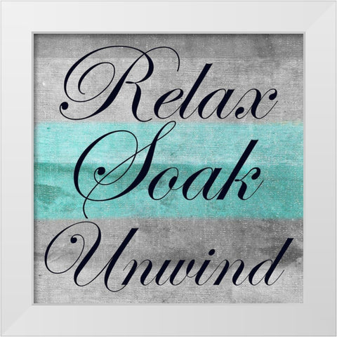 RUS White Modern Wood Framed Art Print by Lewis, Sheldon