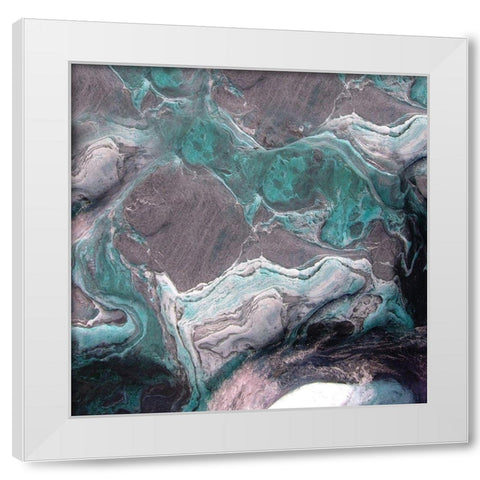 Stoneaged White Modern Wood Framed Art Print by Lewis, Sheldon