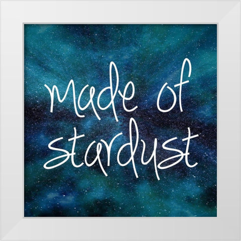 Stardust White Modern Wood Framed Art Print by Lewis, Sheldon