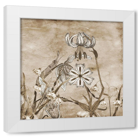 Earth Balance 2 White Modern Wood Framed Art Print by Lewis, Sheldon