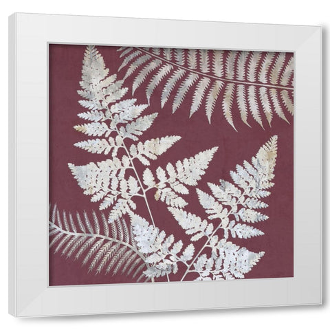 Fern Time 2 White Modern Wood Framed Art Print by Lewis, Sheldon