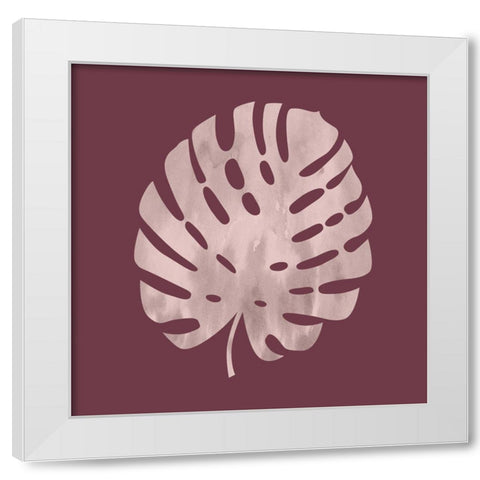 Ferndamental 1 White Modern Wood Framed Art Print by Lewis, Sheldon