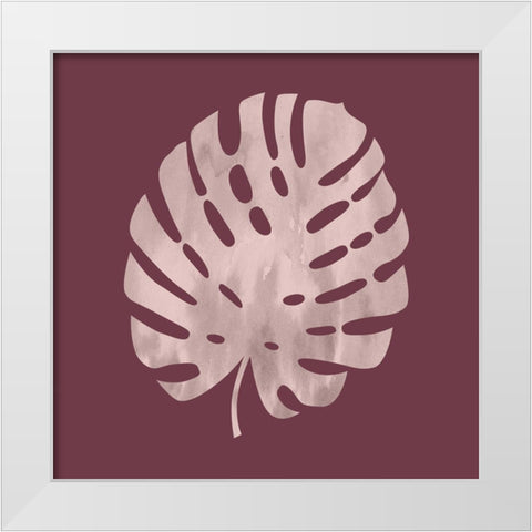 Ferndamental 1 White Modern Wood Framed Art Print by Lewis, Sheldon