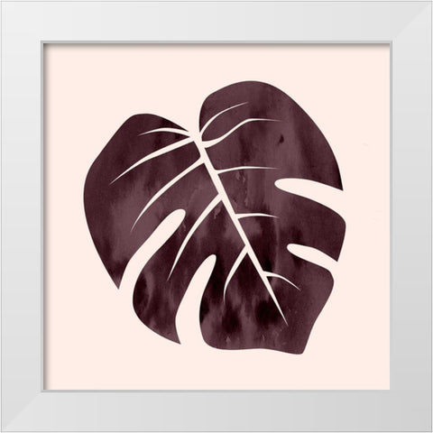 Ferndamental 2 White Modern Wood Framed Art Print by Lewis, Sheldon