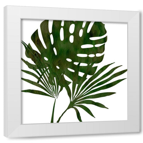 Tropicana 4 White Modern Wood Framed Art Print by Lewis, Sheldon