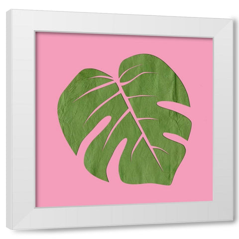 PinK Paradise White Modern Wood Framed Art Print by Lewis, Sheldon
