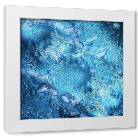 Crystal Indi White Modern Wood Framed Art Print by Lewis, Sheldon