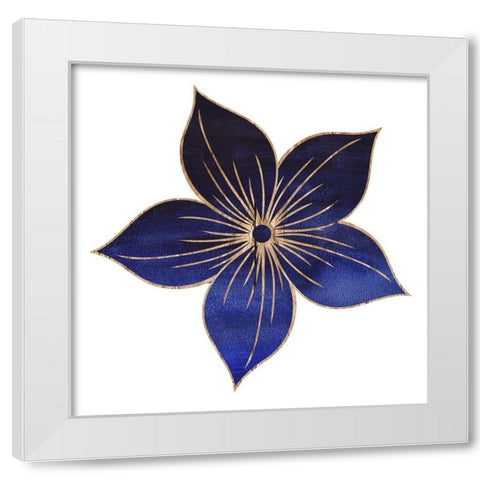 Indi Anna 1 White Modern Wood Framed Art Print by Lewis, Sheldon