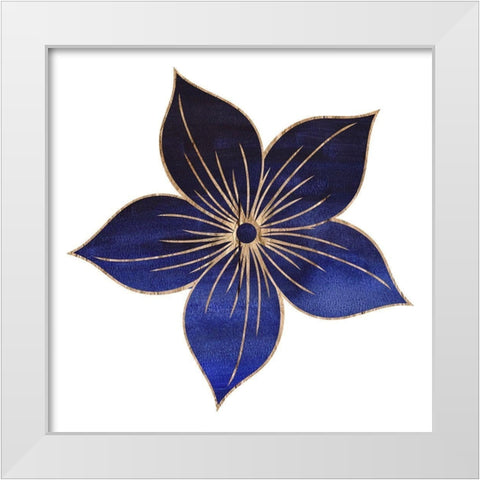 Indi Anna 1 White Modern Wood Framed Art Print by Lewis, Sheldon