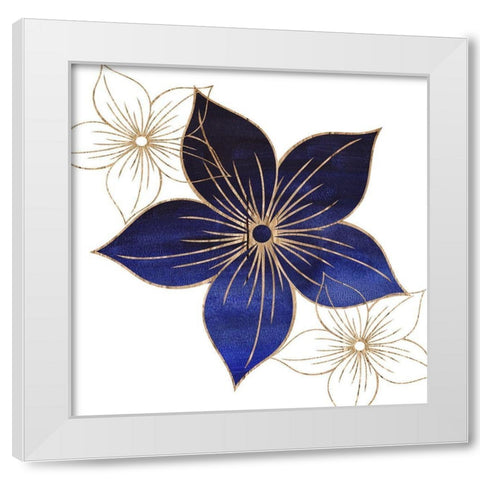 Indi Anna 2 White Modern Wood Framed Art Print by Lewis, Sheldon