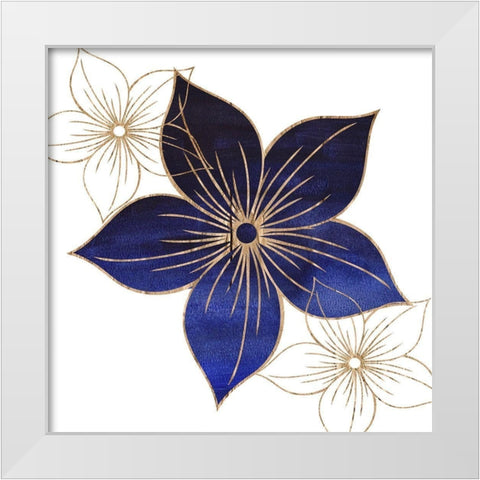 Indi Anna 2 White Modern Wood Framed Art Print by Lewis, Sheldon