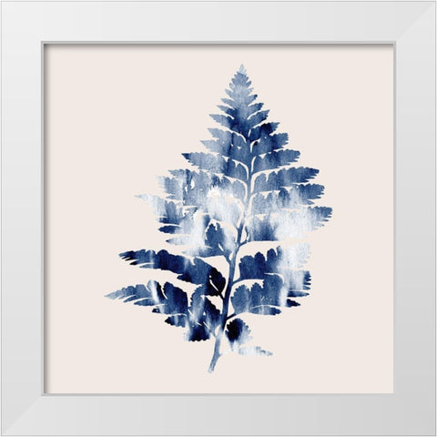 Fun With Fern 2 White Modern Wood Framed Art Print by Lewis, Sheldon