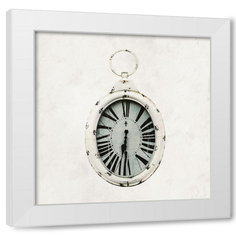 Time Traveler White Modern Wood Framed Art Print by Lewis, Sheldon