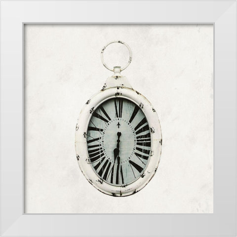 Time Traveler White Modern Wood Framed Art Print by Lewis, Sheldon