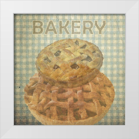 Bakery White Modern Wood Framed Art Print by Lewis, Sheldon