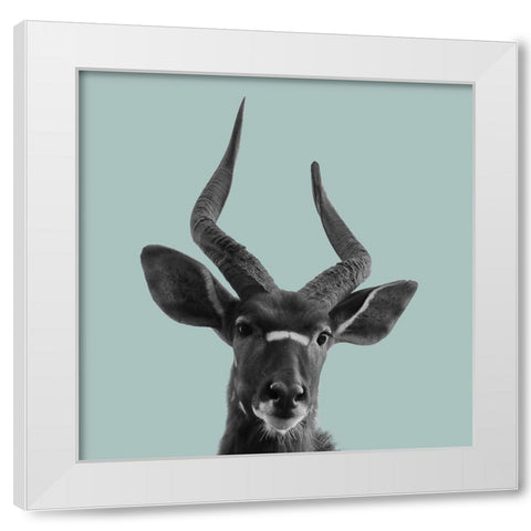 Heads Up White Modern Wood Framed Art Print by Lewis, Sheldon