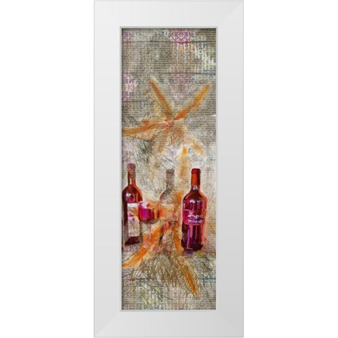 Starfish White Modern Wood Framed Art Print by Butcher, Sarah